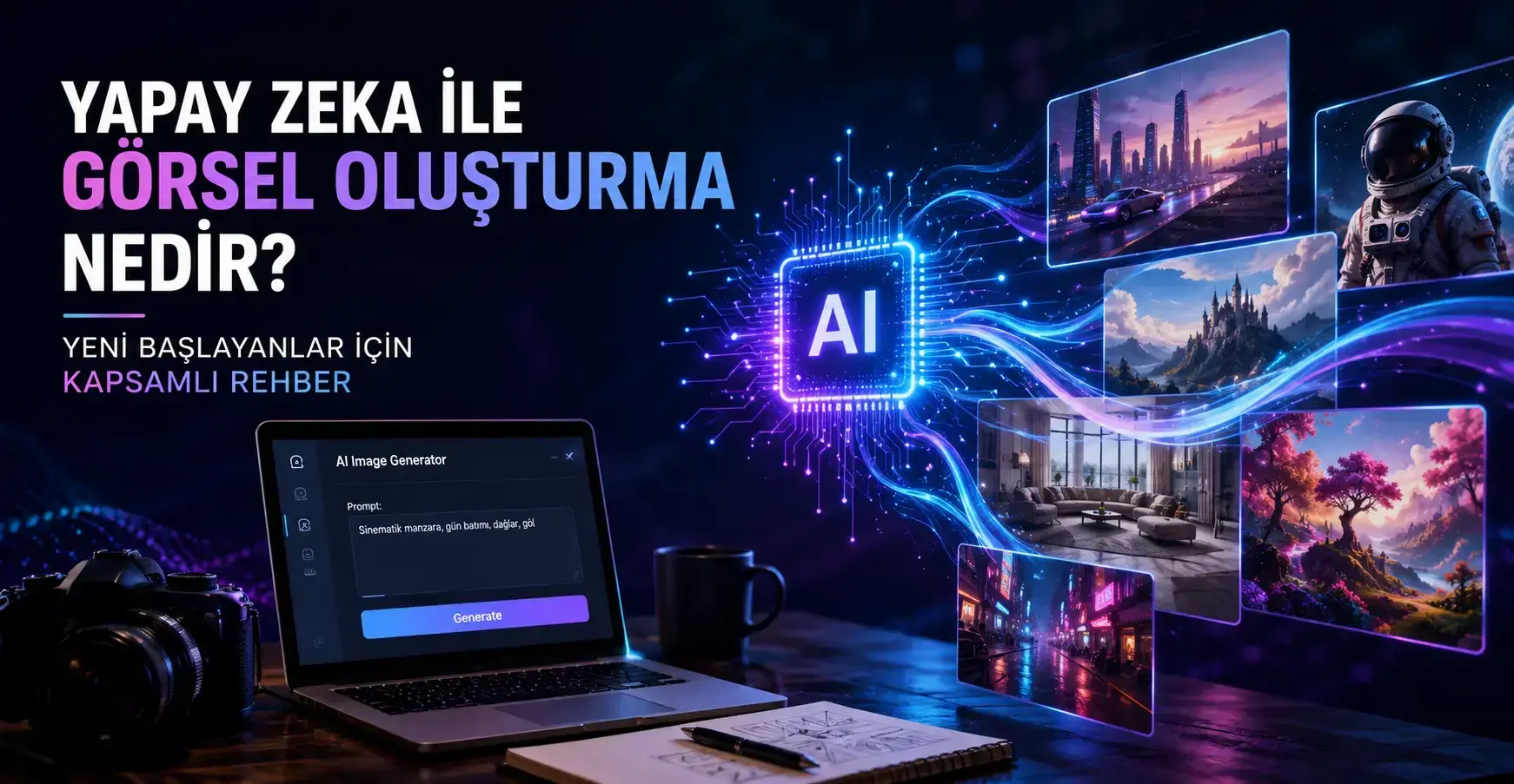 Yapay Zeka ile Görsel Oluşturma Nedir? Yeni Başlayanlar İçin Kapsamlı Rehber